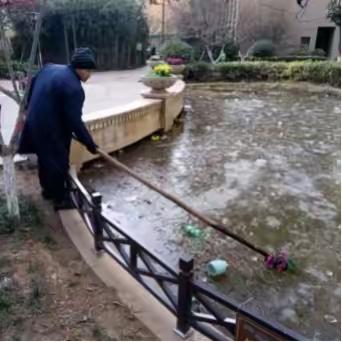 爱国卫生大扫除，干净整洁迎新春