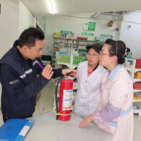 玉祥门社区开展“五一”节期间消防安全隐患排查工作