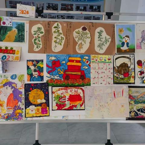 以画铺路，以美启智              颍川七里学校2023—2024美术社团工作总结