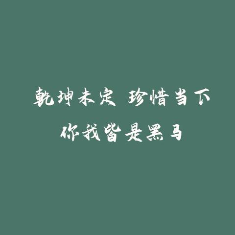 乾坤尚未定、一切皆可能——高三年级第二次月考班级总结动员会