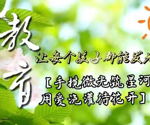 手揽微光筑星河，用爱浇灌待花开——记沧县张官屯镇张官屯小学李晓冉老师先进师德事迹