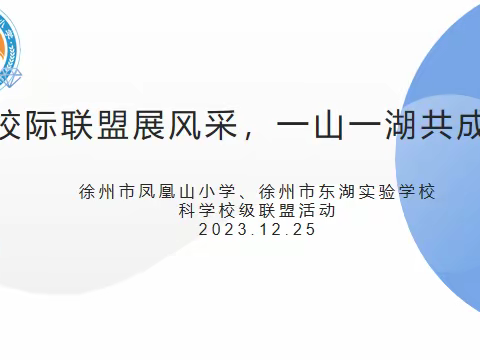 【凤凰山·校际交流】聚焦课堂共研讨 校际交流促提升——徐州市凤凰山小学、东湖实验学校英科组校际交流