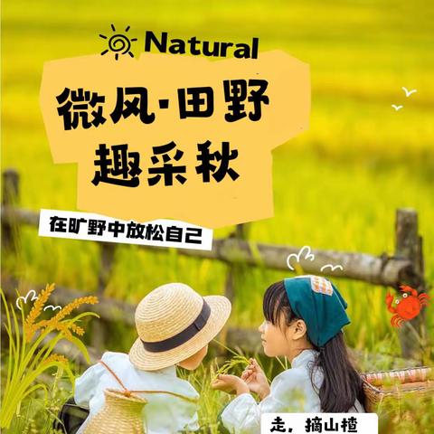 微风•田野•趣采秋——艾仟朵儿童成长中心秋季户外拓展主题活动报名中～