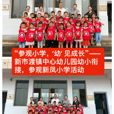 “参观小学，‘幼’见成长” ——新市渡镇中心幼儿园 幼小衔接参观小学活动