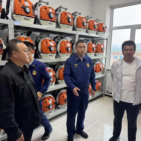 森工街道党工委联合根河市森林消防大队开展迎端午，祝安康，携手共筑军民情主题活动