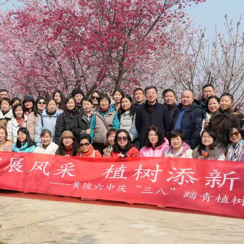 巾帼展风采，植树添新绿 ——黄陂六中庆祝“三八”国际妇女节踏青植树活动简讯