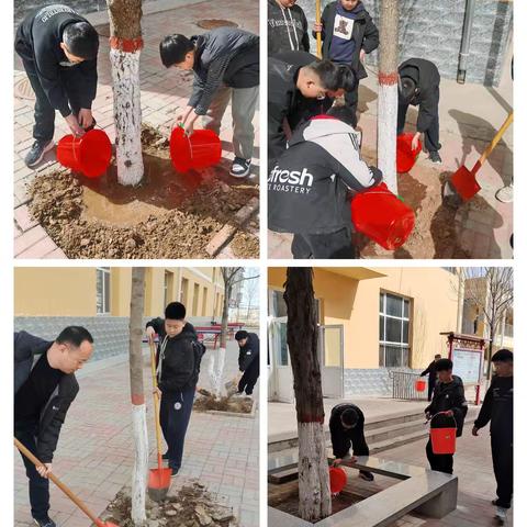 四芝兰学区植树节活动 播种绿色，拥抱未来