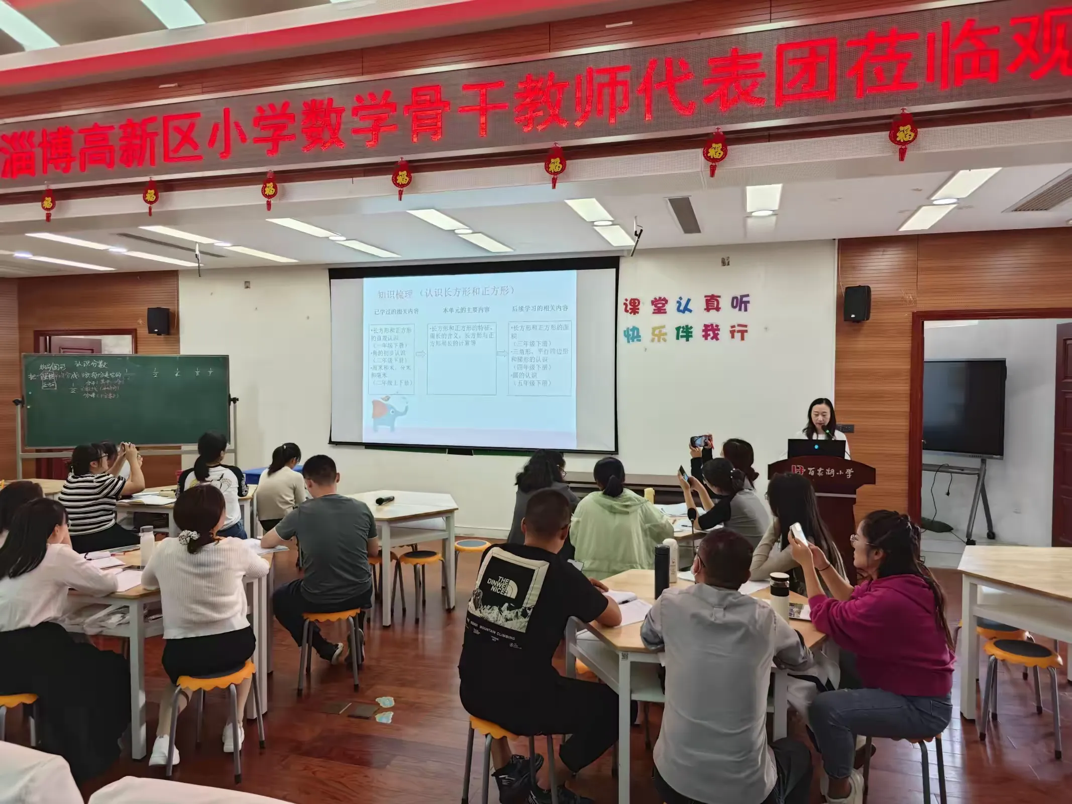 简篇-群策群力优教学 一言一语话百家
——淄博高新区励耘领航工程(小学数学)骨干教师团队跟岗学习第三天