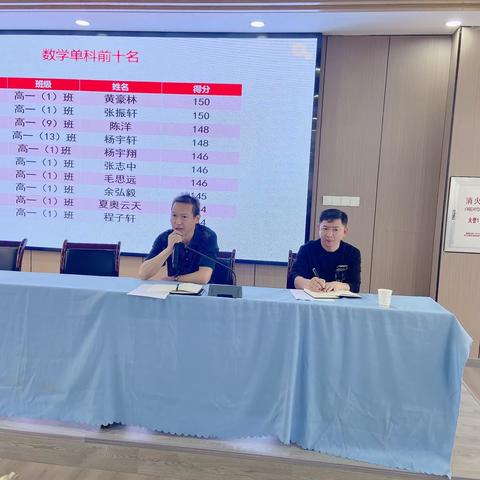 汉阳 一中高一年级10月月考表彰大会