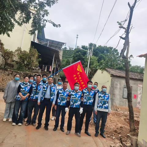 筑牢卫生防线，守护健康家园｜感城镇退役军人号角志愿服务队开展“两热”防疫爱国卫生运动