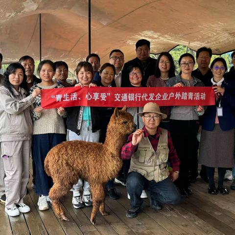 “青生活，心享受”交行崇明支行代发企业户外活动