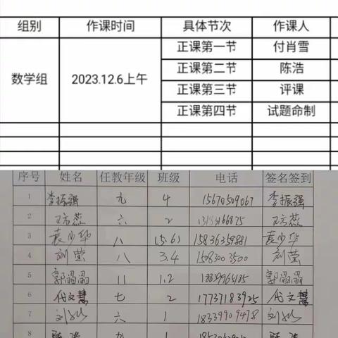 “数”业有专攻，共“研”共前行——高堤一中数学组第二轮学展点练示范课