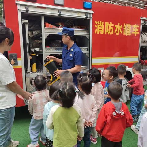 消防宣传进校园，安全“零”距离——石岩湖幼儿园消防演习活动