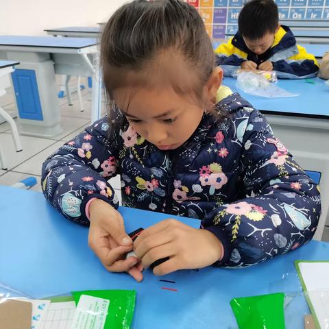 镜泊路小学二年级2班鲨鱼社团STEM主题科学课程“喵 逗猫棒”剪影