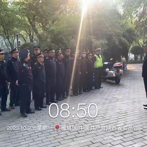 【大雁塔执法中队工作纪实】维护城市环境秩序，守护城市蓝天白云