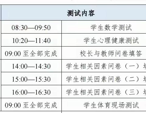 洋泉镇中心学校——2024年国家义务教育质量监测告家长书