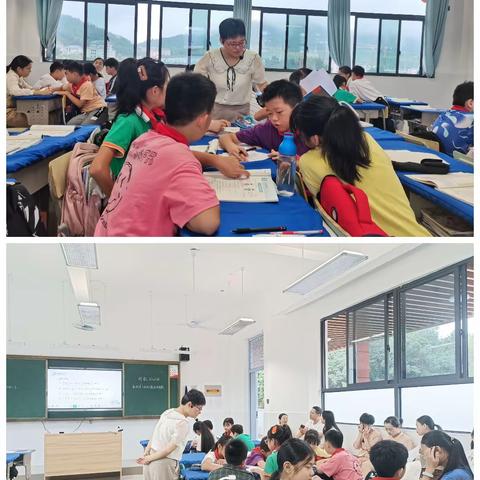 以研促教，共同成长 ——张潜小学数学组新教师见面课听评课活动