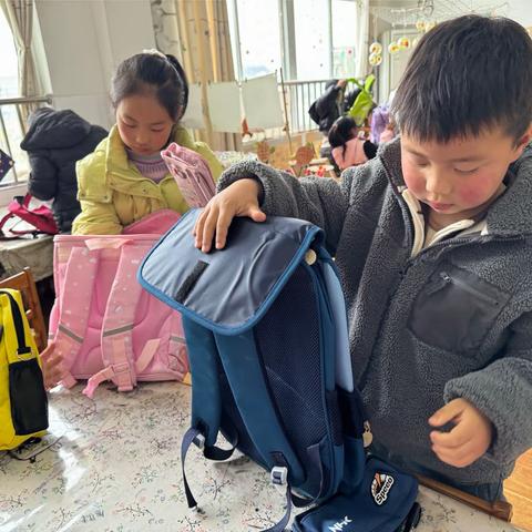 石庄镇石北幼儿园劳动课程教育系列活动——幼小衔接视角下幼儿园大班收纳劳动的实践研究之我的小书包