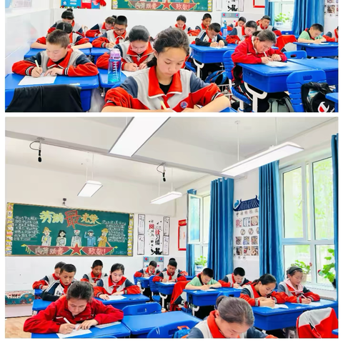 墨染诗香•童心筑梦 多拉特乡牧业定居学校六年级二班古诗默写大赛