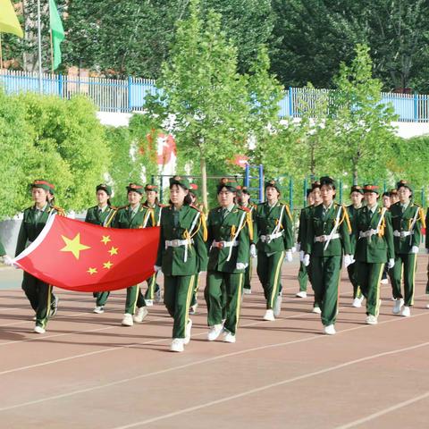 柳林县鑫飞中学第十届运动会开幕式精彩花絮（一）