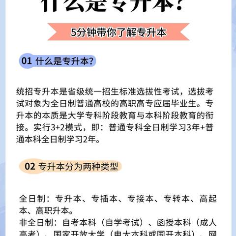 专升本失败后获取本科证的途径 1. 自考专升本 特点：无需入学考试，自由安排学习时间，考试科目全部通过即可毕业。含金量在非全日制学历中较高，适合自律性强的人群。 优势：可边工作边备考，最快1