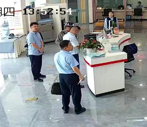 发起行赴我行开展安全保卫专项检查简讯