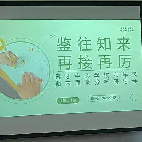 【梁才中心学校】在反思中找痛点   在展望中践行新理念                                                  ---------六级部