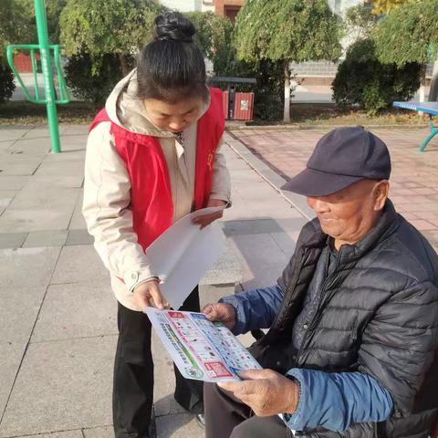 王舍人街道东沙河四村开展垃圾分类宣传活动