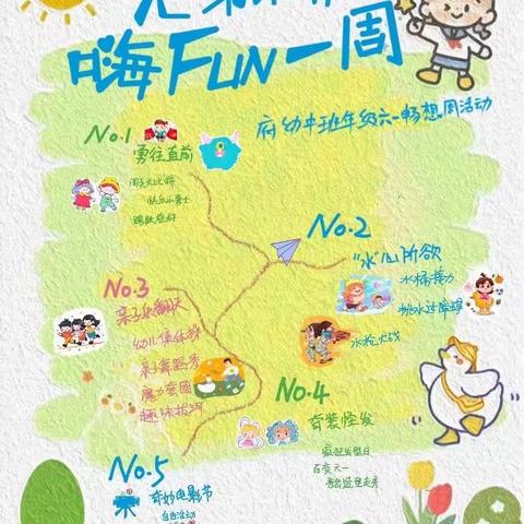 无乐不作，嗨Fun一周——中一班六一活动