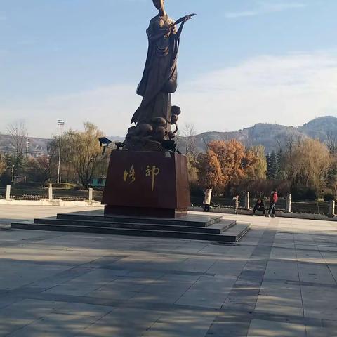 秋天的公园景色