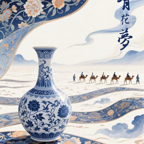 《青花入梦，蓝色绽放》 合肥市嘉陵江路幼儿园 小七班