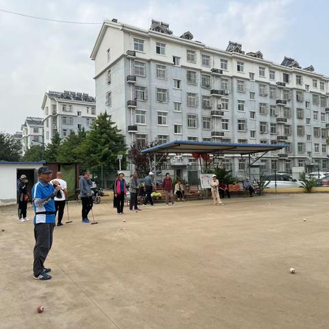 美在夕阳红  乐在门球场