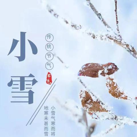 知节气 迎小雪 立新幼儿园南园小雪节气主题活动