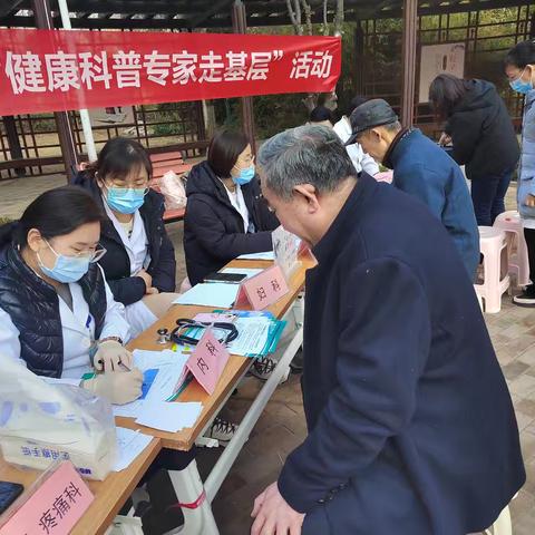 2月28日绿地城养老中心联合绿地城居委会举办健康科普专家义诊