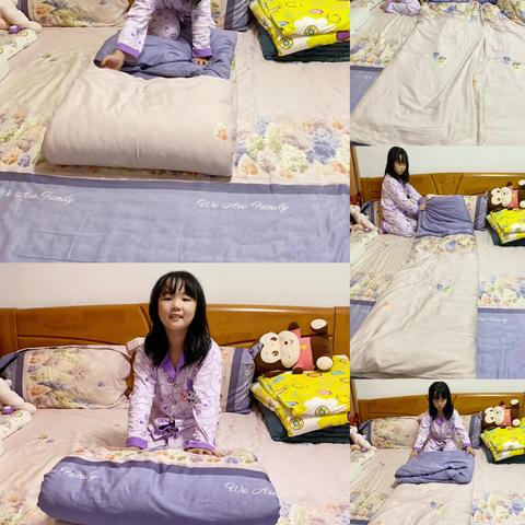 我是劳动小达人——叠被子