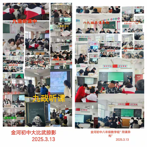 比武铸剑育桃李，交流赋能谱华章——金河镇中心校课堂大比武助力教育高质量发展