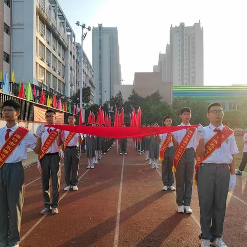 活力溢校园，运动展风采——海口市五源河学校第六届田径运动会开幕式（初中部）