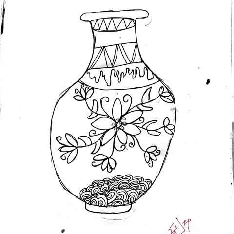 花儿朵朵 ＿＿2201班连续纹样课堂作业
