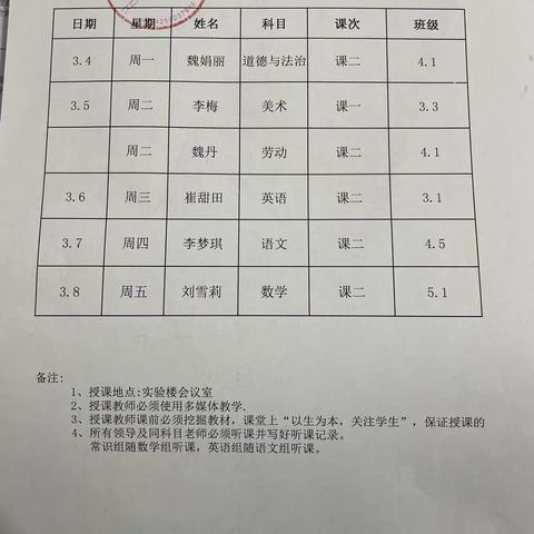 示范向高处，引领促成长——2024育才小学骨干教师示范课活动之一