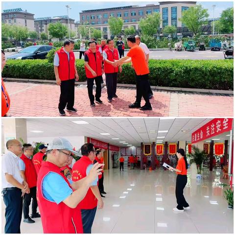 章丘区“百脉银龄”老干部志愿服务队莅临我中心调研指导 点赞养老服务工作