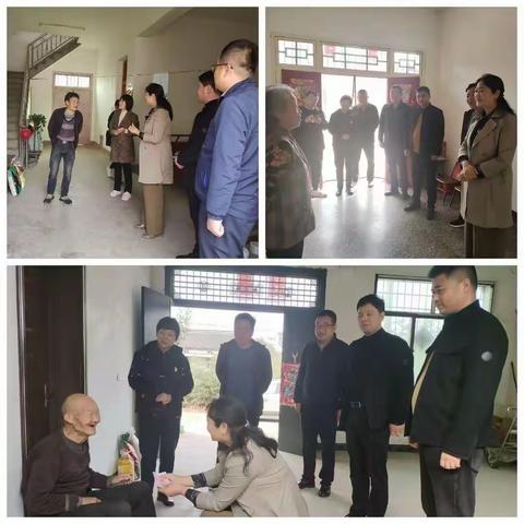 周至县政协副主席朱璇对周至县广济敬老院、广济镇西寨村幸福院进行调研