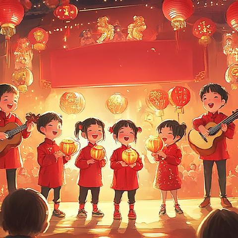 “灵蛇献瑞 童趣庙会” ——梁宝寺镇中心幼儿园