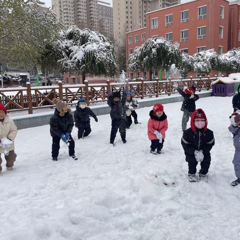 趣玩雪❄️乐童年——同兴幼儿园大一班打雪仗活动