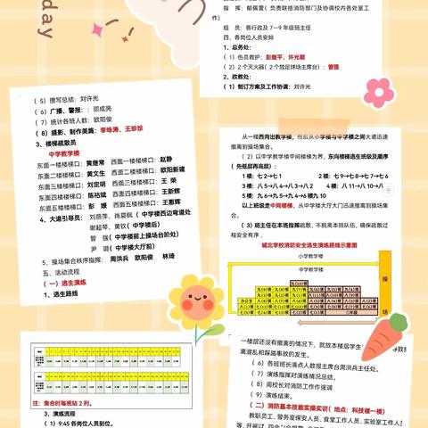 城北学校消防安全逃生演练