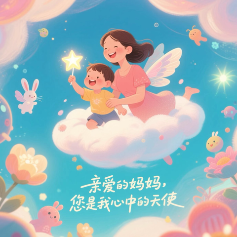 感恩母爱，童心“育”爱 ‍——滁州市蓝天幼儿园中班组母亲节活动