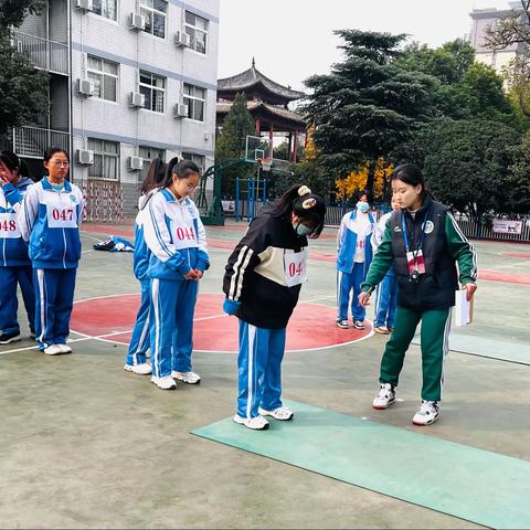 郾城区初级实验中学圆满完成教育部2023年《国家学生体质健康标准》测试抽查复核工作