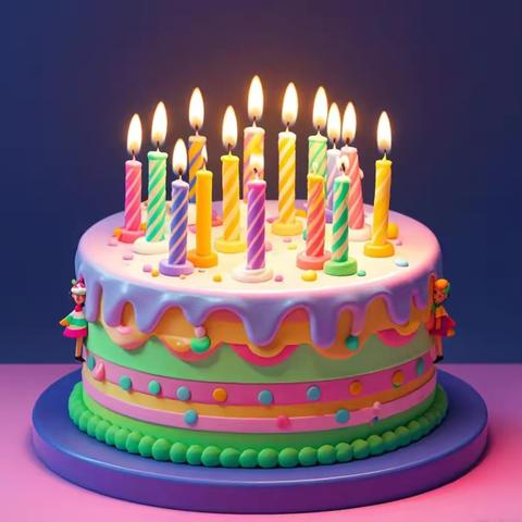 集体生日宴老人笑开颜