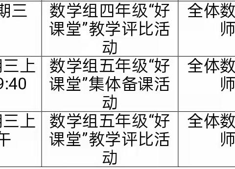 同课异构展风采 教研活动促成长——三亚市海棠区第一小学数学科组教研活动纪实（四月份）