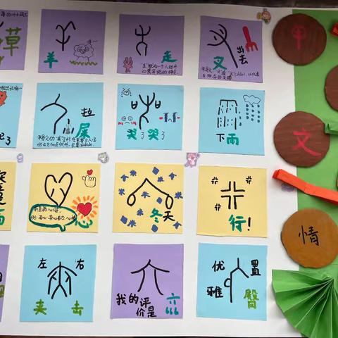 石家庄市友谊大街小学，二三中队的绘画作品，以《童心赏甲骨.动手绘美图》为主题