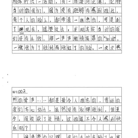 2023年幸福镇幸福镇第二届“春苗杯”小学生作文竞赛（六年级）